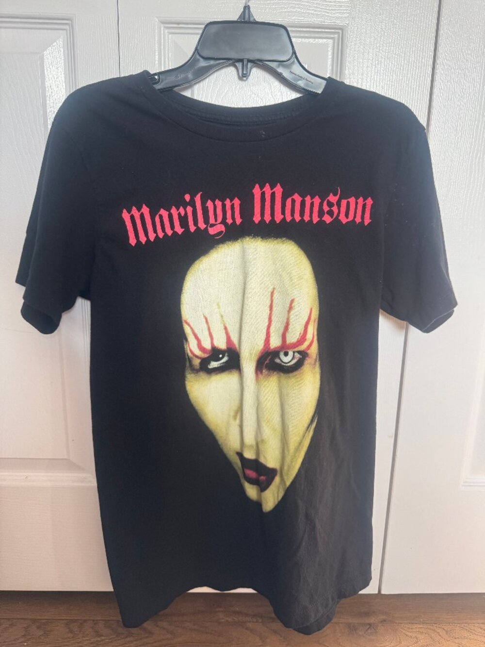 Vintage- Like Hot Topic Marilyn Manson T Shirt SM/MED Portrait Face Graphic Goth